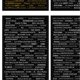 thumbnail image 2 of Set of 4 sheets of stickers of words and phrases, gold foil, small words, quotes, vintage, scrapbooking, diary, 2 of 3