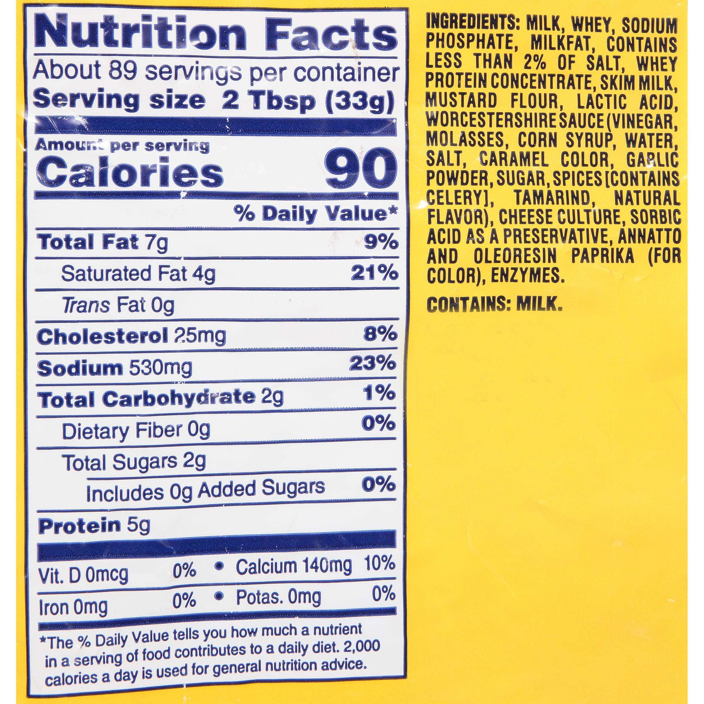 Cheez Whiz Original Flavor Cheese Spread Bulk Packs, 6.5 lb Cheez Whiz Original Flavor Cheese Spread Bulk Packs, 6.5 lb