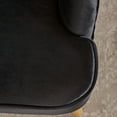 thumbnail image 2 of Noble House Modern Velvet Club Chair, Black, 2 of 6