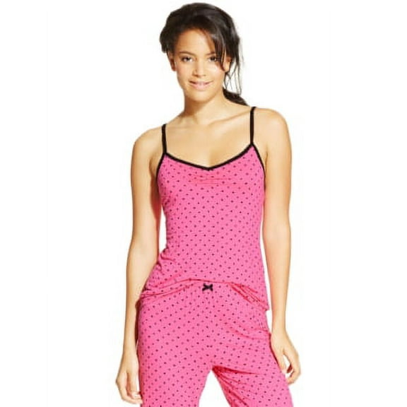 Jenni by Jennifer Moore PINK/GEO HEARTS DOT Heart Print Tank, US X-Small