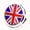 red and blue rice, variant on Premium 3D Metal Front Grille Emblem - Durable Zinc Alloy Car Badge with Crystal Epoxy Finish, Fits Mini Cooper S & JCW Models, Easy Installation, Weather-Resistant, and Long-Lasting