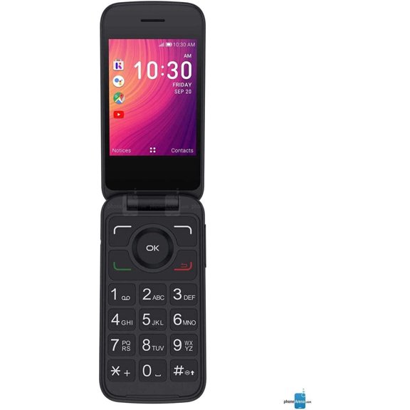 Pre-Owned Alcatel GO FLIP 3 Flip Cellphone with Charger, Black