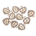 thumbnail image 4 of 10 Piezas Charms Colgantes Craft Supplies Con De Imitación Para La Fabricación De Joyas Accesorios Para Pulseras Collar DIY Pendientes perfecl encantos del corazón de amor de cristal, 4 of 8