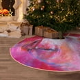 thumbnail image 4 of Salouo Pink Pig Christmas Tree Skirt 48" Farmhouse Christmas Decorations Snowman Xmas Tree Skirt Tree Mat for Holiday Party Decor, 4 of 8