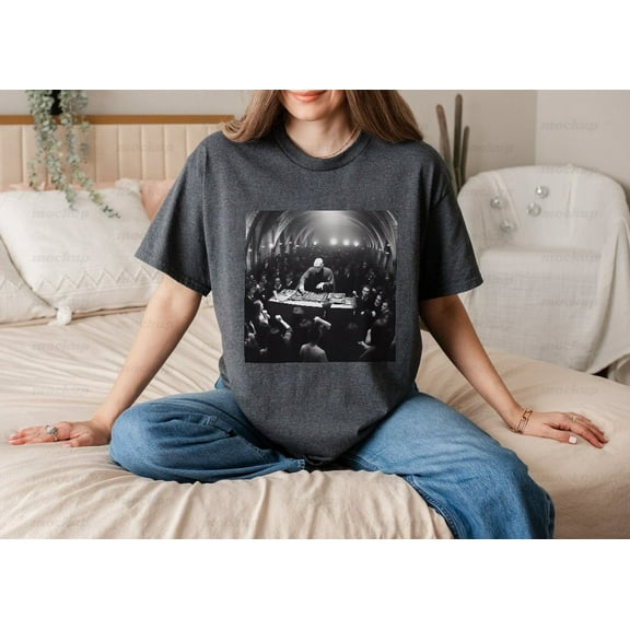 DJ Voldemort Unisex T-Shirt, Humorous Hogwarts Print Graphic Tee, Harry Potter Voldemort, Tom Riddle Shirt