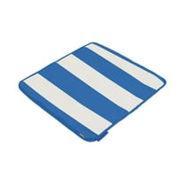 Covermates Pillow Cover - Weather Resistant, Full Side Zipper, LuxeGuard Collection, Royal Blue Stripe