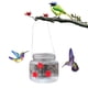 thumbnail image 1 of Alimentador de pájaros para colgar en tarro de albañil, comedero de colibrí para jardín de patio transparente Ndcxsfigh Libre de BPA, 1 of 4