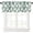 Forest-3, variant on Forest Valance Curtains Nature Green Misty Forest Tree Art Printed Rod Pocket Curtain Valance for Kitchen Bedroom Living Room Decor 1 Panel W54xL18 Inch