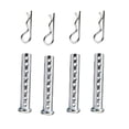 thumbnail image 1 of shiyou-4-20Pack Multi-Hole Porous Eye Pins Clevis Pins Adjustable Clevis Pins kit, Fastener for Farming Machine Air Cool Diesel Engine Accessories (M10, 4), 1 of 4