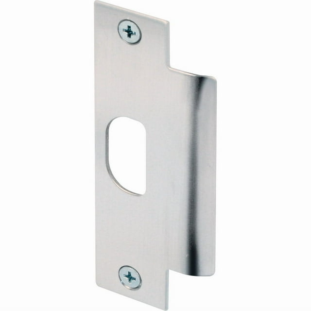 Strike Plate Prime-Line de acero inoxidable cepillado comercial