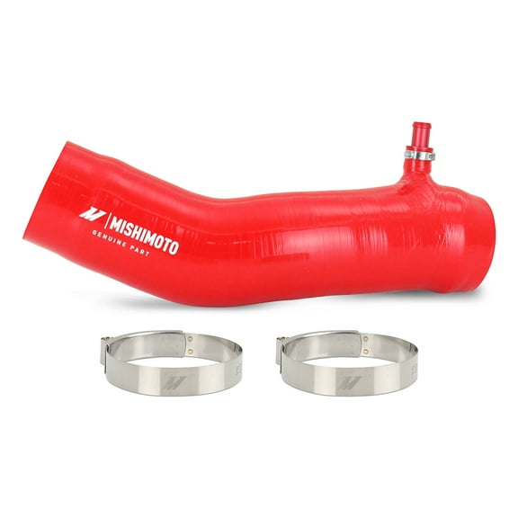 Mishimoto MMHOSE-TAC35-16IHRD Mishimoto Silicone Induction Hose Compatible With Toyota Tacoma 3.5L 2016-2023, Red