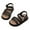 Black, variant on NOKIO Girls' Summery Sandals Toddler Summer Shoes Girls' Fashionable Sandals Kids Baby Girls Sandals Summer In Thick Bottom Solid Color Roman Sandals Sports Style Little Child/Big Kids