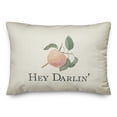 thumbnail image 2 of Creative Products Hey Darlin Vintage Peach Pillow 20 x 14 Spun Poly Pillow, 2 of 3