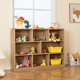 thumbnail image 2 of Songqin 8 Cube Bookcase, Freestanding 3-Tier Open Bookshelf, Modern Storage Display Cabinet, Wood Cube Storage Organizer for Living Room, Kid’s Room, Natural, 2 of 18