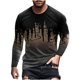 thumbnail image 1 of Hombres Casual Cuello Redondo 3D Impresión Digital Pullover Fitness Deportes Manga Larga Camiseta Blusa Pompotops oipoqjl5496, 1 of 1