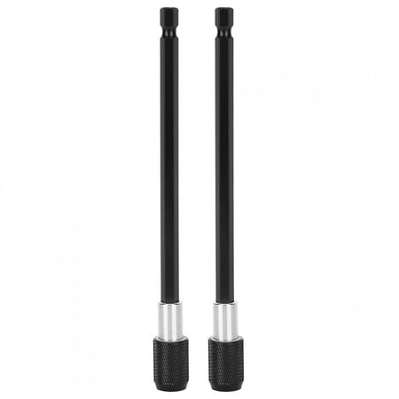 

2Pcs Quick Release Hex Screwdriver SelfLocking Extension Rod for Electric Drill 150mm