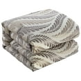 thumbnail image 5 of Lanco Fern 7 Piece Comforter Set Taupe, Bed Size Queen, Leaves, Ultra Soft，Fill Polyester, Leaves, 5 of 8