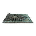 thumbnail image 2 of Ahgly Company Indoor Rectangle Persian Light Blue Traditional Area Rugs, 2' x 5', 2 of 4