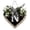 N, variant on Heart Shaped Farmhouse Front Door Sign With 26 Letters Customizable Last Name Decoration For Outdoor Hanging