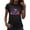 Black-A, variant on American Flag Shirts for Women 4th of July T-Shirt USA Print Patriotic Shirt Summer Cute Graphic Tee Tops
