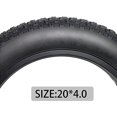 thumbnail image 4 of MOHEGIA Fat Tire,20 x 4.0 inch Fat Bike Tire,Folding Bead Electric Bike Tires,Compatible Wide Mountain Snow Bicycle, 4 of 6