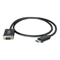thumbnail image 2 of C2G 6ft DisplayPort to VGA Adapter Cable - M/M - DisplayPort cable - DisplayPort (M) to HD-15 (VGA) (M) - 6 ft - black, 2 of 4