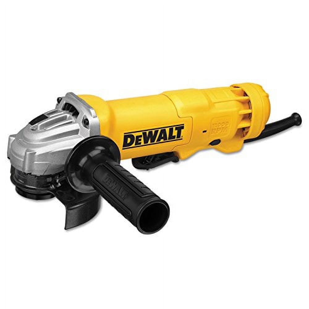 DEWALT Angle Grinder, 4-1/2-Inch, 11-Amp, 11,000 RPM, Paddle Switch with No Lock, Dust Ejection System, Corded (DWE402N)