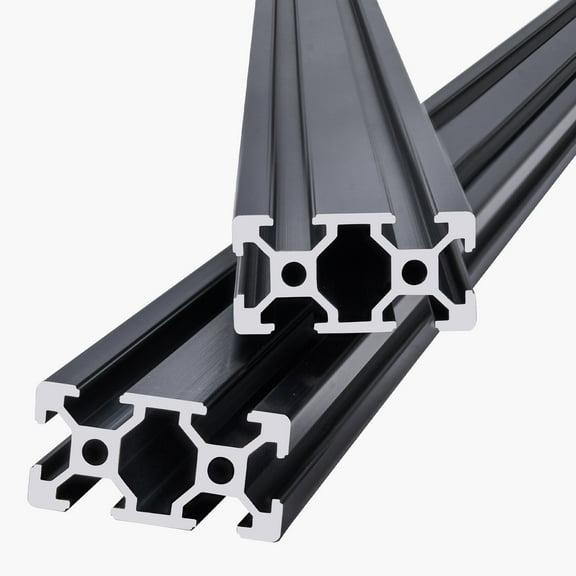 5-Pack 47.2 inch 2040 T-Slotted Aluminum Extrusion Rail, 1200mm Anodized Linear Frame (5 PCS)