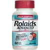 Rolaids Advanced Antacid Plus Anti-Gas 60 Chewable Tablets, Assorted Berry, Heartburn and Gas Relief