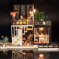 thumbnail image 3 of Casa de muñecas hecha a mano de bricolaje, casa de muñecas de madera del bosque de septiembre, regalo de Navidad para niñas, kit de casas de muñecas LED en miniatura Guardurnaity WJ3419-01B, 3 of 7