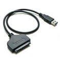 thumbnail image 2 of Sanoxy SANOXY-VNDR-USB3-sata-cbl 3.0 USB to 2.5 in. SATA USB Hard Disk Drive HDD Adapter with SSD & HDD Support, Black, 2 of 4