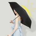 thumbnail image 4 of PPgejGEK 10-Rib Automatic Open Close Umbrella with Black Glue Sun Protection Foldable Compact Windproof 500g for Men Women Travel Rain Sun All Weather, 4 of 6
