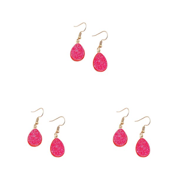 Jumpingount 1 par de pendientes simples con personalidad para mujer, el mejor regalo para fiesta, accesorios de joyería, suministro a juego de Type1 NO1