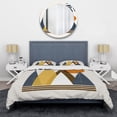 thumbnail image 2 of Designart 'Abstract Sun and Moon In Mountains I' Moderno Juego de Funda Nórdica, 2 of 5