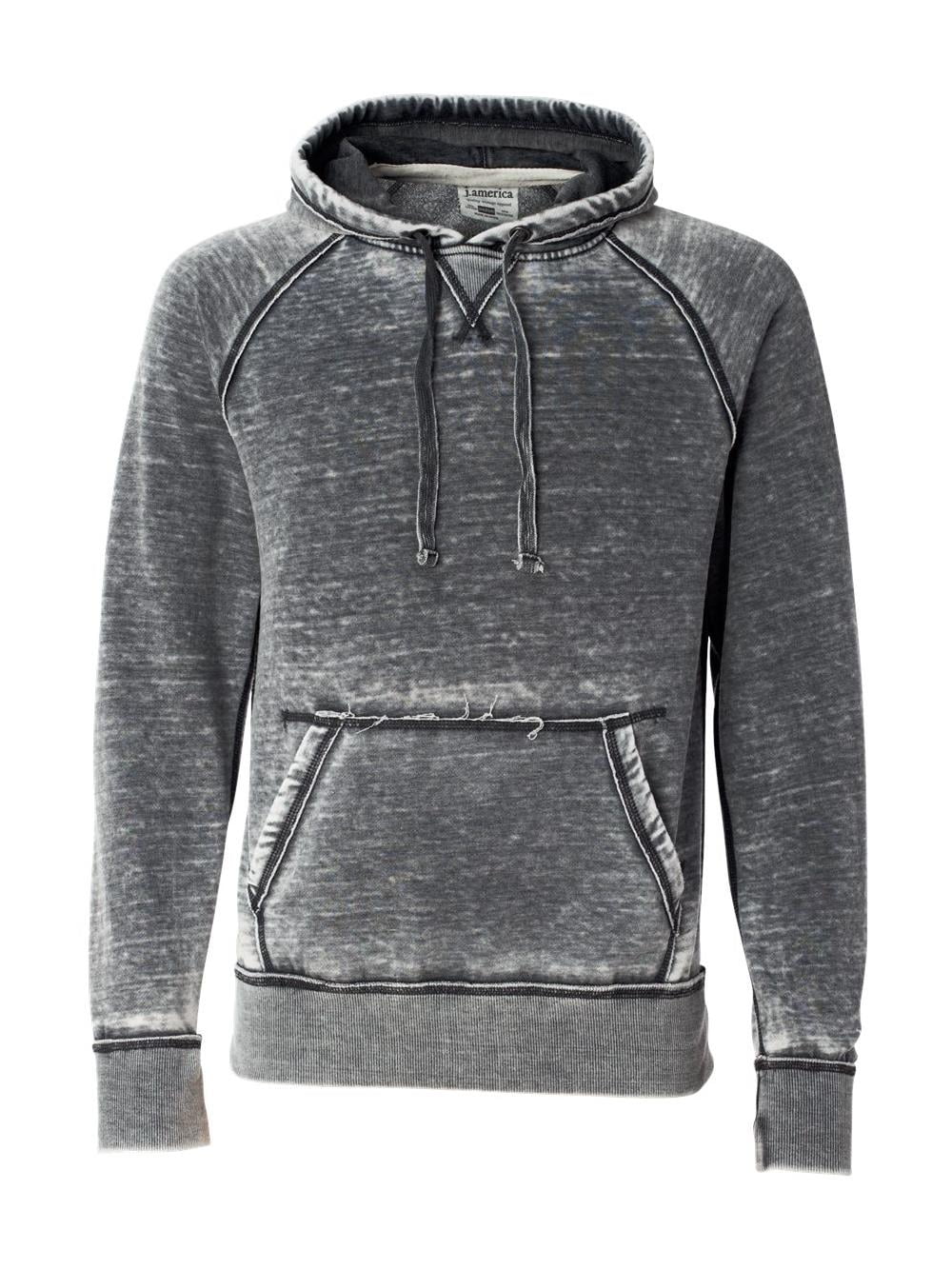 8915 J. America Fleece Vintage Zen Fleece Hooded Pullover Sweatshirt