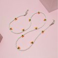thumbnail image 4 of 1pc Delicate Anti-Lost Glasses Mask Bead Chains Anti-Skid Cheery-designed Strap, 4 of 8