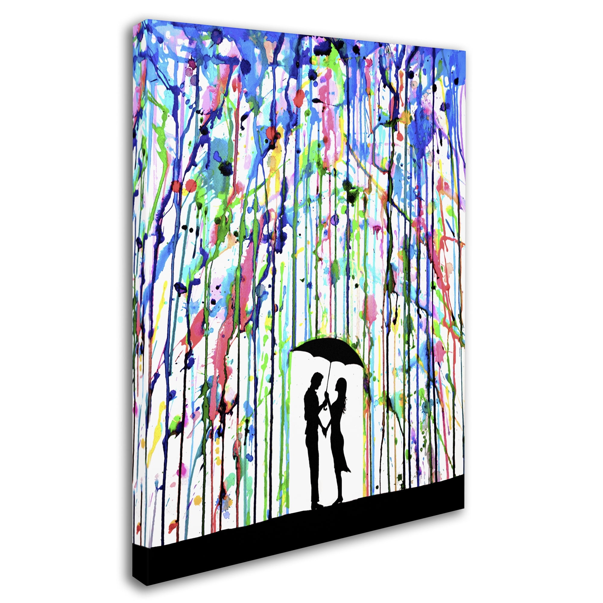 Trademark Fine Art 'Pour Deux' Canvas Art by Marc Allante