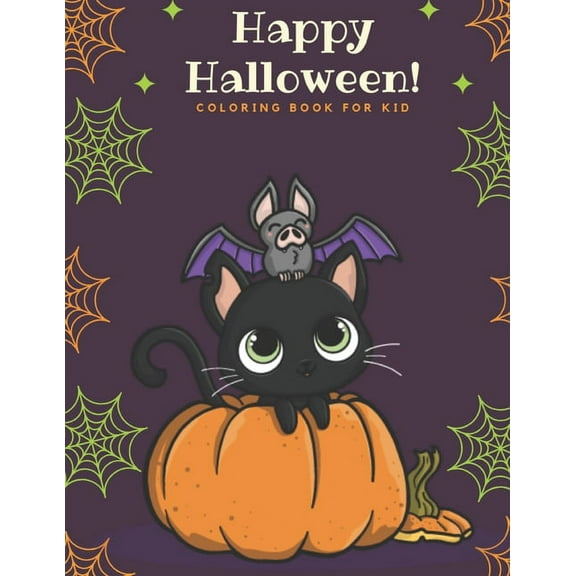 Halloween62: Happy Halloween: coloring book for kid (Paperback)