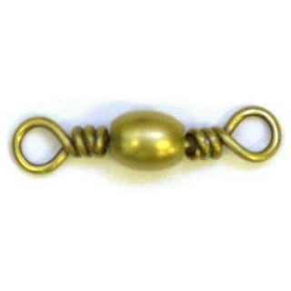 Eagle Claw Brass Barrel Swivel w/ Safety Snap (Size 5) - Rock Outdoors