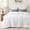 White, variant on U by Bedsure Quilted Comforters Duvet Insert Queen Size, All Season Down Alternative,Soft Bedding, Machine Washable with 8 Corner Tabs (White, 88x88 Inches)