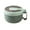 🔥 Green_Base#540, variant on Large Capacity Instant Noodle Bowl Cup Bucket Stainless Steel 304 | Heat Insulated Handle | Multifunctional Food Container | Hollow Compartment | 14.5×14.5×9cm | Includes 1 Rice Bowl