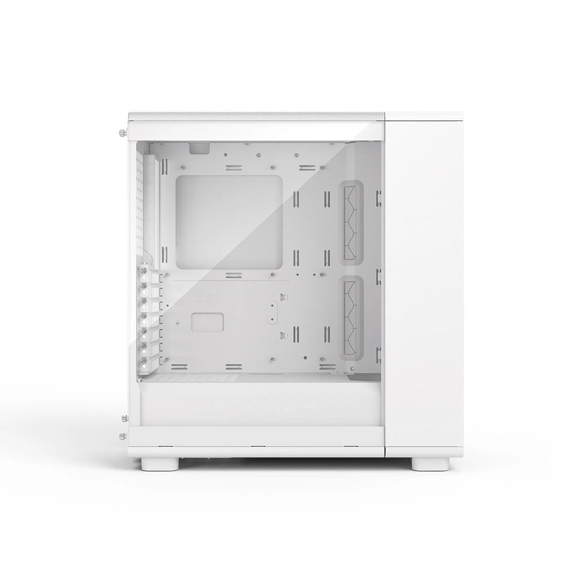Fractal Design Epoch Clear Tempered Glass ATX Mid-Tower Computer Case, White