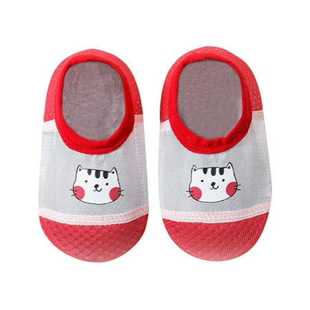 

AIMAOMI Boys Girls Animal Prints Cartoon Socks Toddler Breathable Mesh The Floor Socks Barefoot Socks Non Slip Shoes H