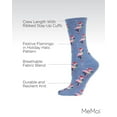 thumbnail image 3 of MeMoi Festive Flamingos Holiday Crew Socks - Mens - Male, 3 of 7