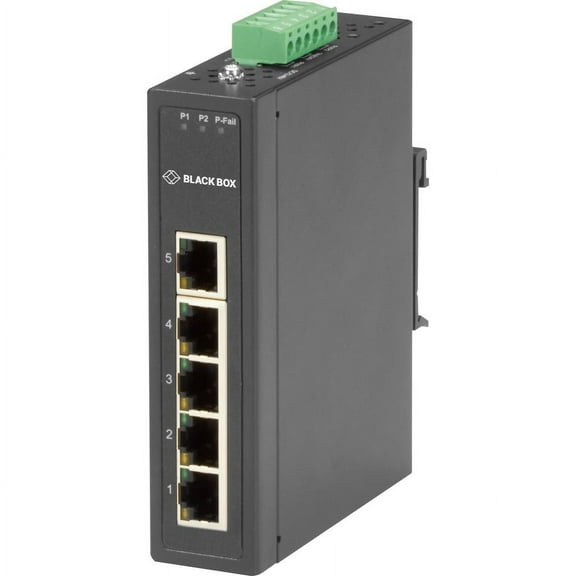 Black Box Industrial 10/100-Mbps Ethernet Switch 5-Port LBH3050A