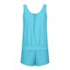 thumbnail image 4 of Conjunto de Bikini de Cintura Alta para las Mujeres Color Sólido Bralette Cordón sin Espalda Pantalones Cortos Deportivos, 4 of 7