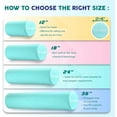 thumbnail image 4 of Yes4All 36inch Exercise Foam Roller EVA Teal V2, 4 of 8