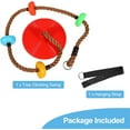 thumbnail image 6 of RedSwing Climbing Rope with Platforms and Disc Swing Seat Set Playground Accessories, Tree Swing for Kids with Hanging Strap and Snap Hooks, 6 of 9