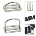 thumbnail image 4 of Scuba Diving Stainless Steel Weight Belt Stopper Slider Keeper with D-Ring, 4 of 8