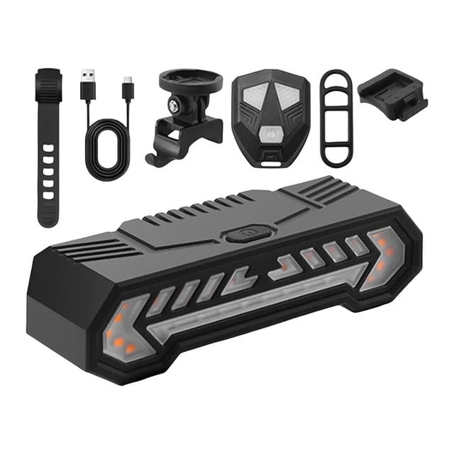 HBFAGFB Bike Brake Light, Smart Motion Sensing Bicycle Taillight and USB Rechargeable Rear Safety Warning Lamp for Scooter and Road Cycling